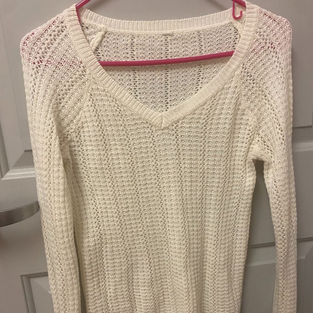 White Knit Sweater